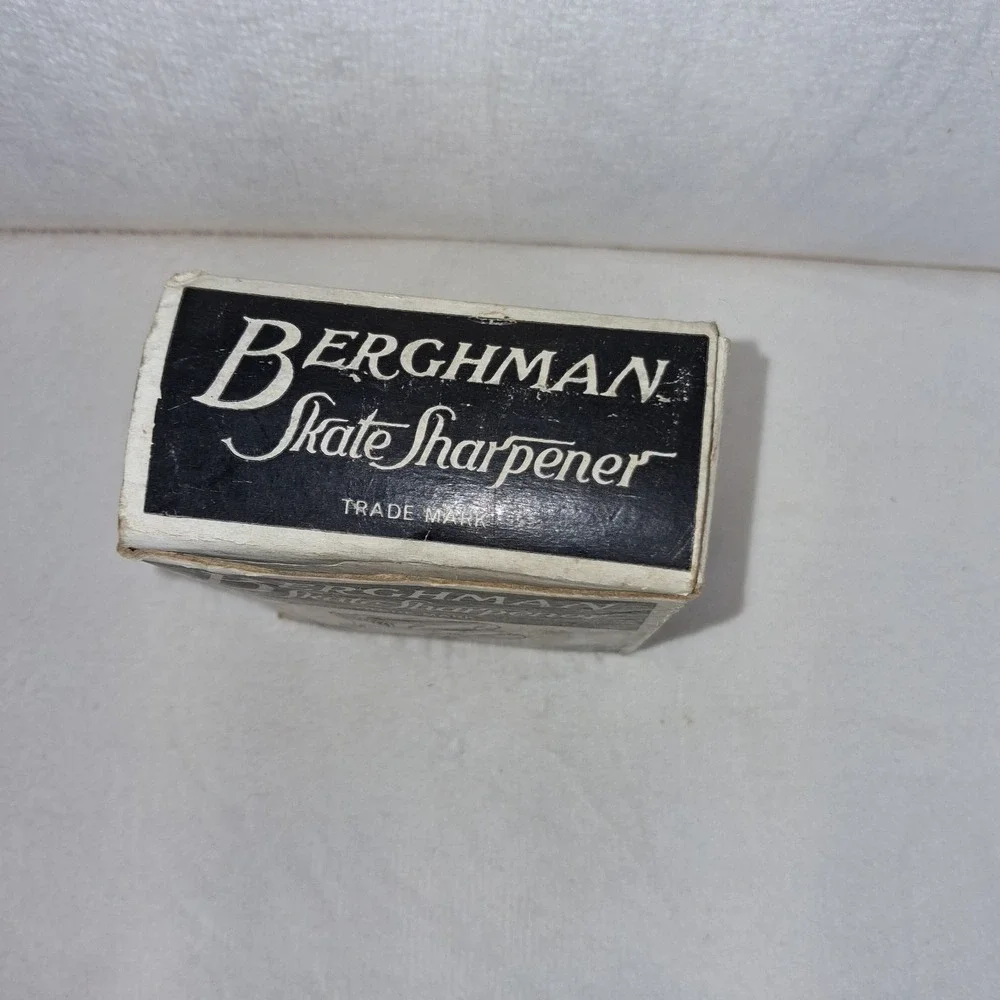 Vintage Berghman Adjustable Skate Sharpener w/Box